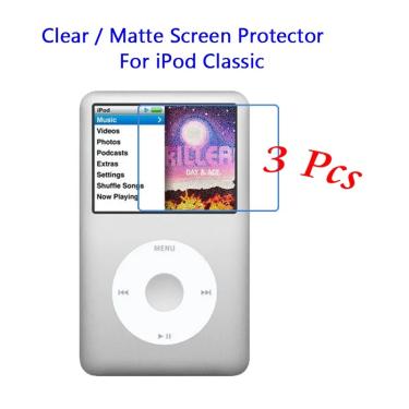 Imagem de 3 Pçs/lote Para Apple iPod Classic 2.5 "New HD Clear / Anti-Glare Matte Frente Protetor de Tela de