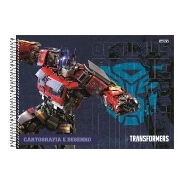 Imagem de Caderno De Cartografia E Desenho Transformers - Optimus Prime - São Do
