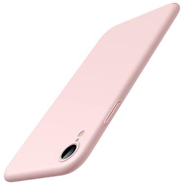 Imagem de JETech Capa Fina (0,85 mm Fina) Atualizada para iPhone XR 6,1 Polegadas, Case Proteção Total da Lente da Câmera, Capinha PC Rígido Fosco Leve e Ultrafino, Suporte para Carregamento SemFio (Rosa)