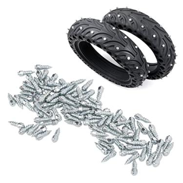 Imagem de 200 Peças de Pontas de Pneus Com Parafuso de Neve, Pontas de Queda Antiderrapantes Com Manga de Broca para Bicicletas de Montanha, Veículos Elétricos, Scooters, Motocicletas,