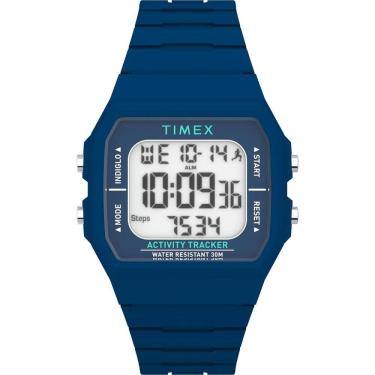 Imagem de Relógio Timex Masculino Ref: Tw5m55700 Digital Retangular Pedômetro Blue