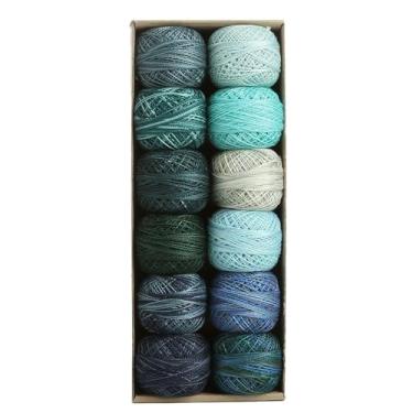 Imagem de Valdani Bola de algodão pérola tamanho 12 ondas oceânicas de 109 m