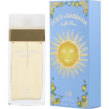 Imagem de Perfume Feminino D & G Light Blue Sun Dolce & Gabbana Eau De Toilette Spray 100 Ml (Limited Edition)