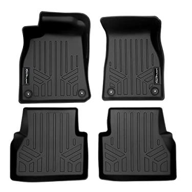 Imagem de SMARTLINER All Weather Custom Fit Black 2 Row Floor Mat Liner Set Compatível com Audi A6/S6/A7/S7 2019-2022