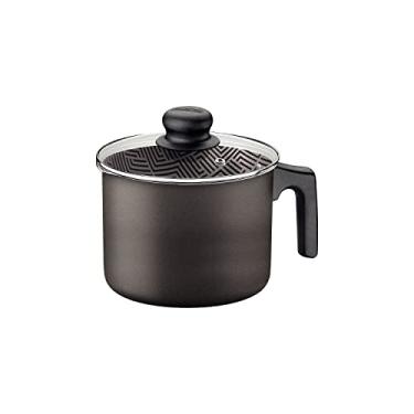 Imagem de Fervedor Tramontina Paris em Alumínio com Revestimento Interno e Externo em Antiaderente Starflon Max Chumbo com Tampa de Vidro 14 cm 1,9 L