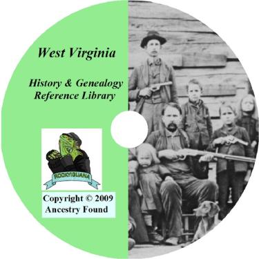 Imagem de West Virginia History & Genealogy on DVD - 50 books, Ancestry, Records, Family