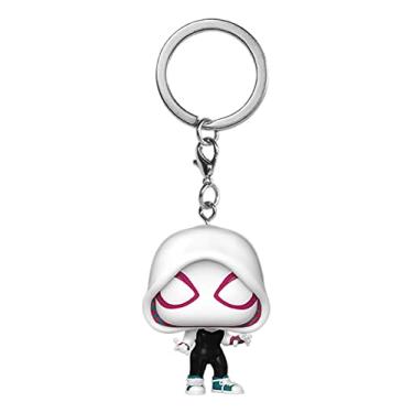 Imagem de Funko POP! Chaveiro: Homem-Aranha: Através do Verso Aranha - Spider-Gwen - Homem-Aranha no Verso Aranha 2 - Mini Boneco Colecionável de Vinil Novidade Chaveiro - Enchimento de Meia - Ideia de Presente - Fãs de Filmes