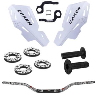 Imagem de PRO CAKEN Universal 7/20.3 cm 22 mm e 1 1/20.3 cm 28 mm guidão com protetores de mão kit de suporte CNC para Dirt Bike Motocross ATV Scooter para CRF KLX KX LTR TRX SX SXF EXC XCW Grizzly Hawk 250