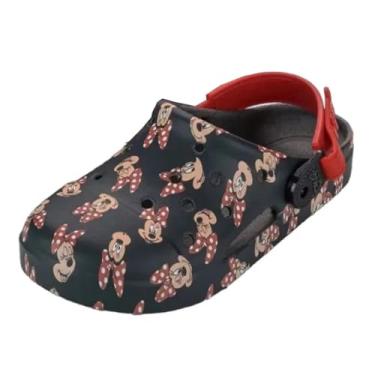 Imagem de Chinelo Infantil Menina Grendene Kids Minnie Fun Print Babuch Preto 30