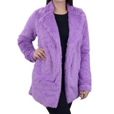 Imagem de Casaco Feminino Linha Leve Pele Lilás - 5608-Feminino