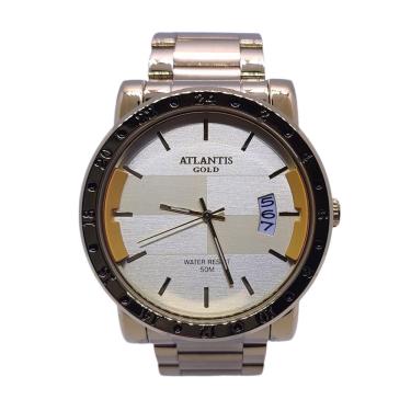 Imagem de Relógio Atlantis Gold Masculino Social Resistente Água