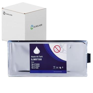 Imagem de DLMELHOR SJMB7500 Tanque de manutenção compatível com impressora ColorWorks C7500 C7500G TM-C7500 TM-C7500G TM-C7510G TM-C7520G, unidade coletora de tinta residual SJMB7500 com novo chip