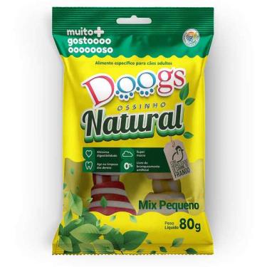 Imagem de Osso Doogs Super Premium para Cães Idosos Porte Pequeno Sabor Baunilha 3/4 - 80g
