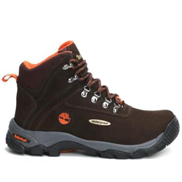 Imagem de Bota adventure impermeável Timberland White-Ledge Masculino Waterproof, Couro hidrofugado (Marrom, BR, Adulto, Numérico, 40)