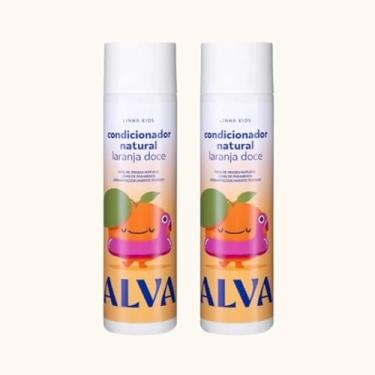 Imagem de Kit 2X: Condicionador Vegano Infantil Laranja Doce e Baunilha Alva 250ml