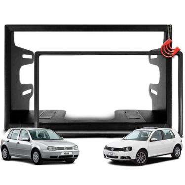 Imagem de Moldura Painel 2 Din Central Multimidia Dvd Mp5 Tela Tv Som Padrão Jap