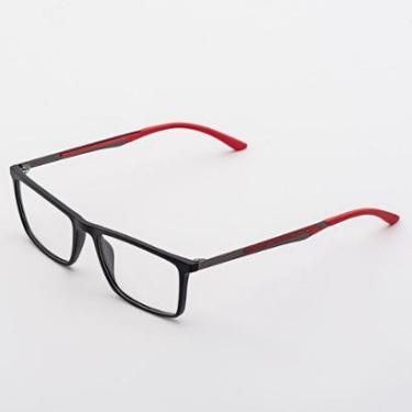 Imagem de Armação Óculos de Grau Masculino Retangular / Jacob- Óculos Sunrise-Masculino