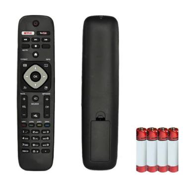 Imagem de Controle Remoto Compatível com Tv Philips Smart Com Tecla Youtube E Ne
