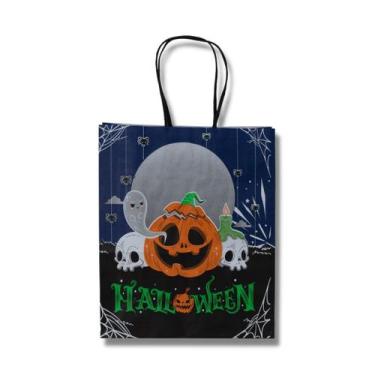 Imagem de Sacola halloween sorisso (17,5x8,5x21,5cm.) c/ 10 un. - TAMAROZZI EMBA