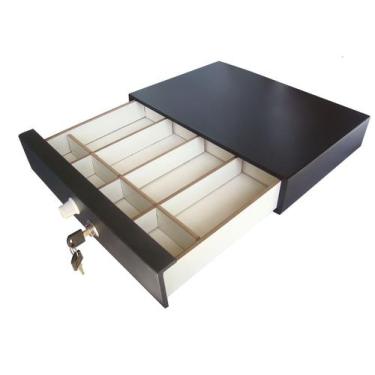 Imagem de Caixa Registradora Gaveteiro Balcão Separador de Notas Cédulas Moedeir