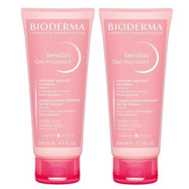 Imagem de Bioderma Sensibio Gel Moussant Kit com 2 unidades de 200ml, Kit
