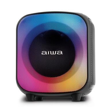 Imagem de Caixa de Som PartyBox AIWA PB-07 Bluetooth 8H RGB USB TWS Preto