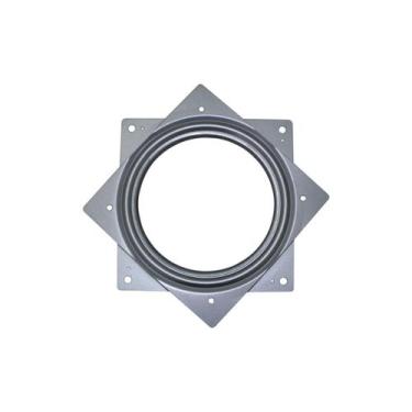 Imagem de Rodízio Prato Giratório Em Aço Zincado de 155 X 155 Mm Mk, Giratório