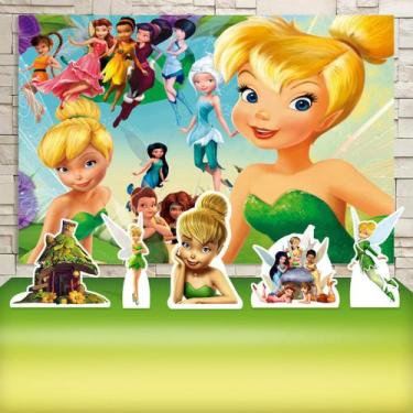 Imagem de KIT Festa Prata Sininho Tinker Bell - IMPAKTO VISUAL