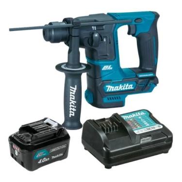 Imagem de Martelete Rotativo Sds Plus A Bateria 12v 4ah Hr166dz Makita Com Carre