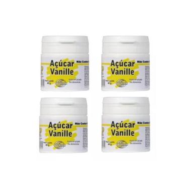 Imagem de Açúcar Vanille De Baunilha Arcolor Kit 4 Unidades De 40g