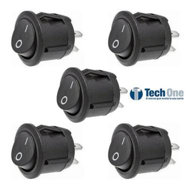 Imagem de KIT com 5 Botões Tic Tac Redondo - Tech One