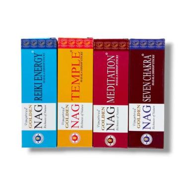Imagem de Kit Yoga - 4 Incensos Golden Nag Dhoop Tibetano sem Vareta