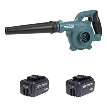 Imagem de Soprador De Folhas Wesco Ws2942 +2 Baterias 4ah 18v Sem carregador