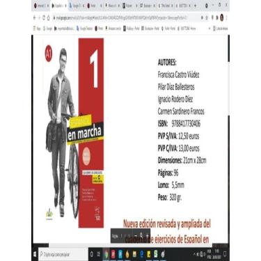 Imagem de Espanol En Marcha 1 Cuaderno De Ejercicios Licencia Digital 3 Edicion