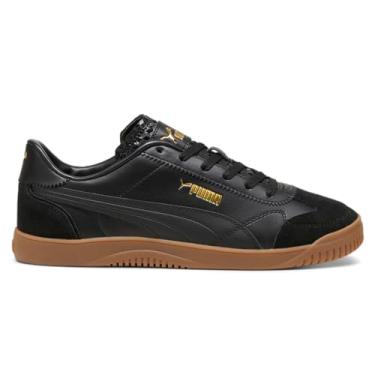 Imagem de PUMA Tênis masculino Club 5V5 Lux com cadarço casual - preto, Preto, 42