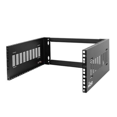 Imagem de Tecmojo Rack de montagem na parede 4U, rack 4U 35.6 cm profundidade, rack de rede de 48.3 cm para servidor raso e equipamentos de TI, switches de rede, suporte de painel de patch, capacidade de peso