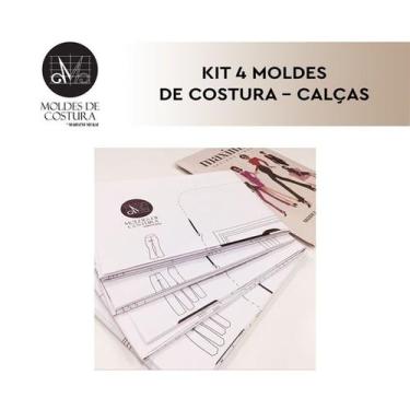 Imagem de Kit 4 moldes de costura calças - Marlene Mukai - EDITORA CLUBE DA COST