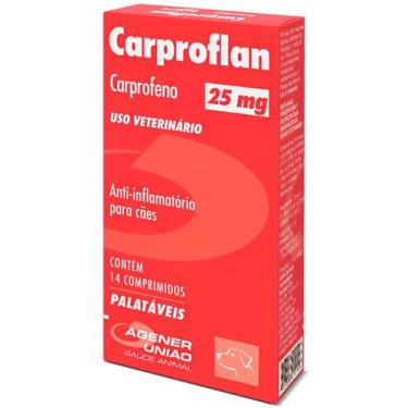 Imagem de Carproflan 25mg - 14 Comprimidos Para Cães - Agener