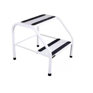 Imagem de Escada Maca Estética Escadinha 2 Degrau   - Aço - Vagalumy