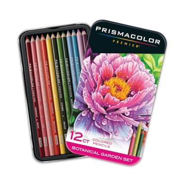 Imagem de Prismacolor Conjunto de lápis de cor premium para jardim botânico de núcleo macio, para adultos, 12 unidades