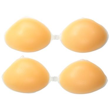 Imagem de PURE STYLE Girlfriends Sutiã feminino Gather-The-Girls com adesivo de silicone, 2 unidades, Nude., C