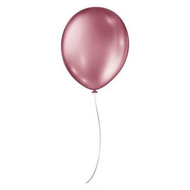 Imagem de Balão de Festa Metálico - Cores - 9" 23cm - 25 Unidades - Balões São R