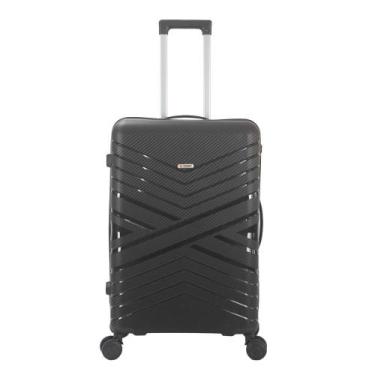 Imagem de Mala Rígida Grande Linha Cristal - Tonin, Preto