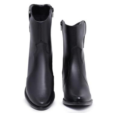 Imagem de Bota Feminina Modelo Country Festa de Rodeio Preta - Novo Hábito, Femi