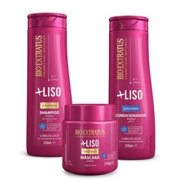 Imagem de Kit Bio Extratus Mais Liso Pós Progressiva Anti Frizz 3 Produtos
