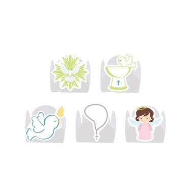 Imagem de 100 Forminha para Doce modelo petala personalizada com Aplique - Batiz