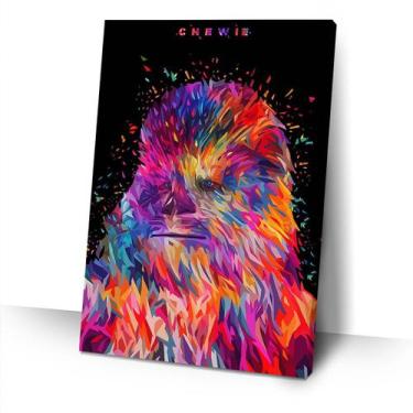 Imagem de Quadro Star Wars Chewbacca Cinema Clássico Geek Nerd Sala - IQ Quadros