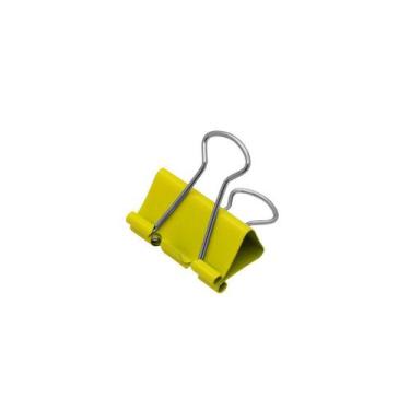 Imagem de Prendedor de Papel Clipes Binder 32mm Neon Brw, AMARELO
