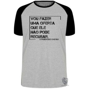 Imagem de Camiseta Frase Poderoso Chefão Blusa Plus Size extra grande adulto ou 