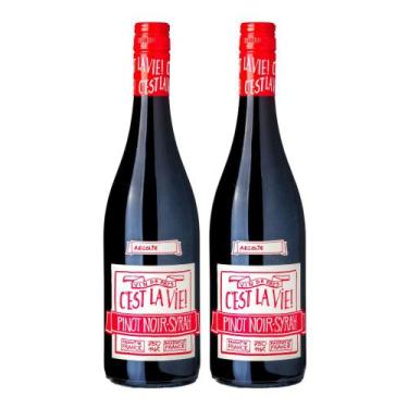 Imagem de Kit 2 Vinhos Albert Bichot C'est La Vie Tinto França 750ml